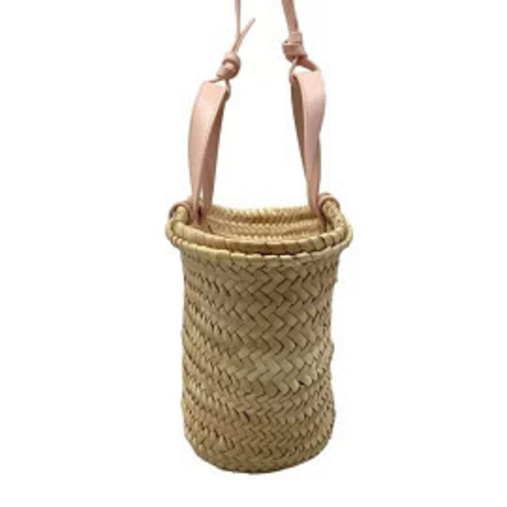 Celine Teen Triomphe Panier Tote Bag Basket Pink